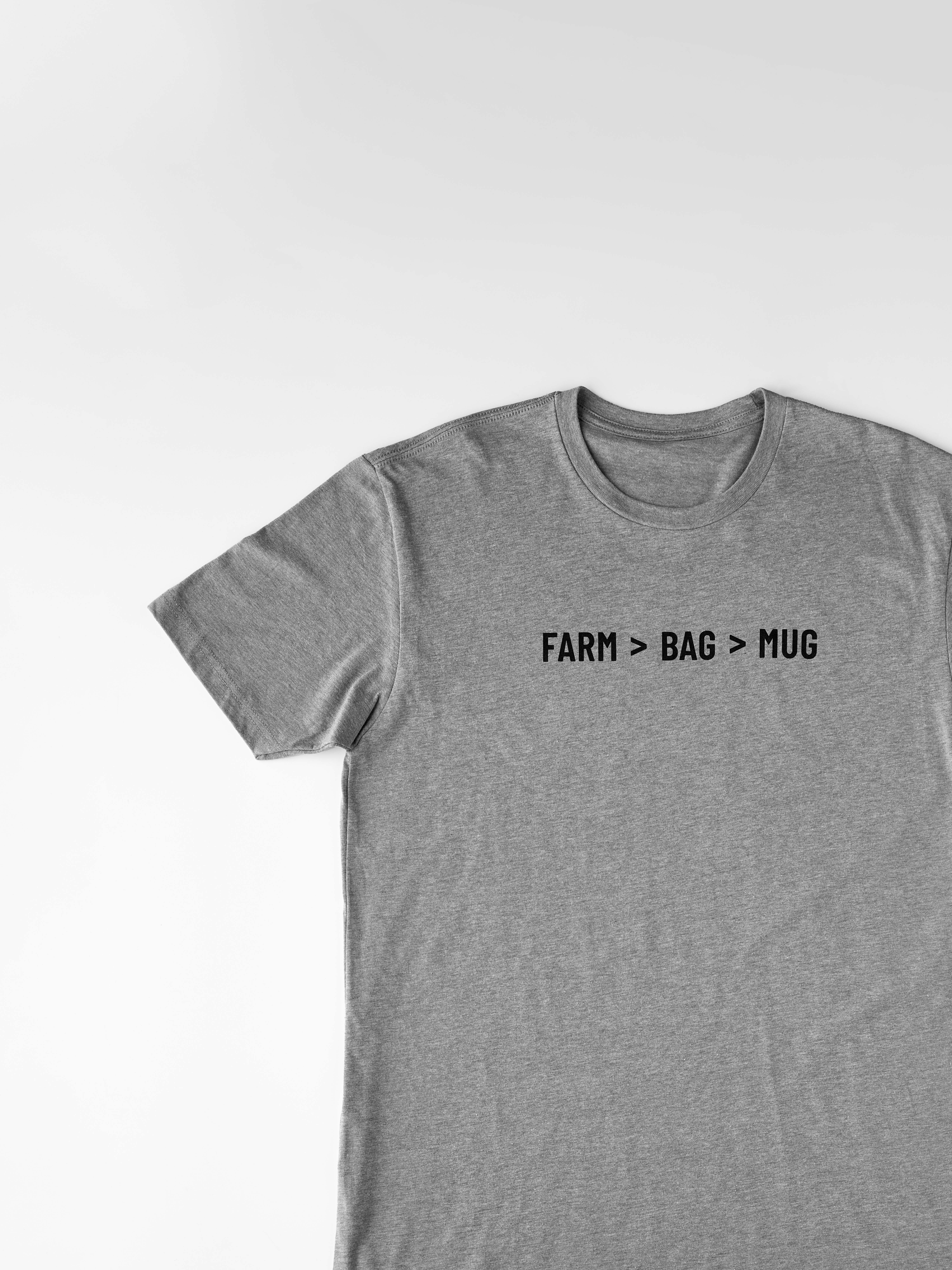u3 coffee t-shirt – farm>bag>mug logo
